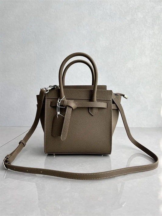 Sac à main New Wing Bag 2025, tendance, en cuir de vachette, simple et pratique, à bandoulière inclinée, pour femme.