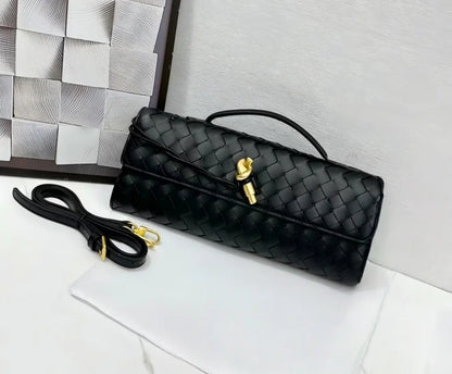 Sac Bandoulière Tissé à Carreaux — Fait Main en PU