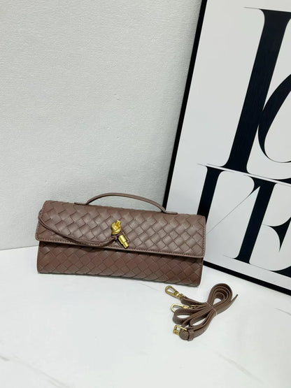 Sac Bandoulière Tissé à Carreaux — Fait Main en PU