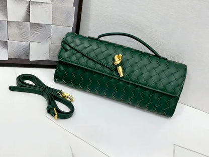 Sac Bandoulière Tissé à Carreaux — Fait Main en PU