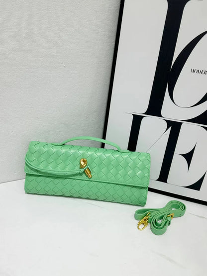 Sac Bandoulière Tissé à Carreaux — Fait Main en PU