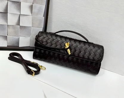 Sac Bandoulière Tissé à Carreaux — Fait Main en PU