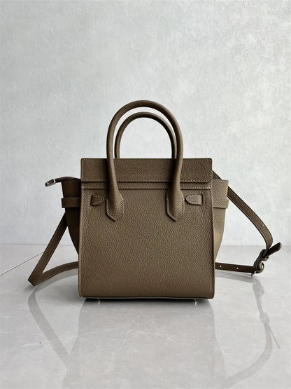 Sac à main New Wing Bag 2025, tendance, en cuir de vachette, simple et pratique, à bandoulière inclinée, pour femme.
