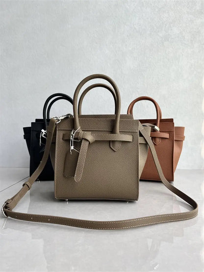 Sac à main New Wing Bag 2025, tendance, en cuir de vachette, simple et pratique, à bandoulière inclinée, pour femme.